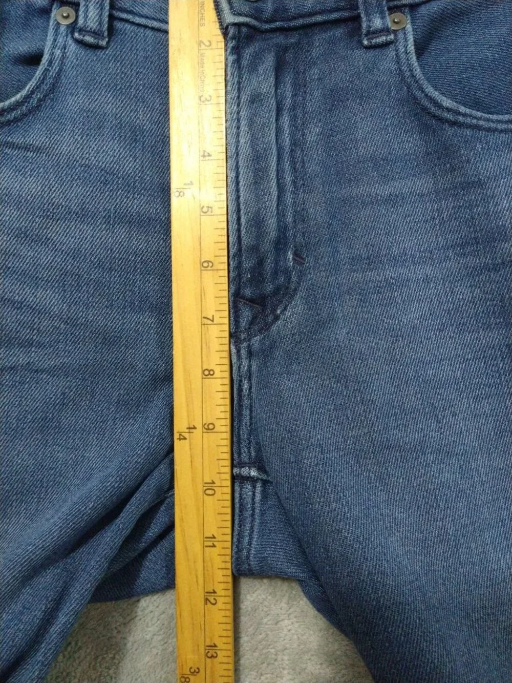 Banana Republic Jeans Mens 31x32 Blue Denim Traveler Slim Fit Stretch Low Rise